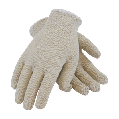 Economy Weight Seamless Knit Cotton/Polyester Glove - Natural