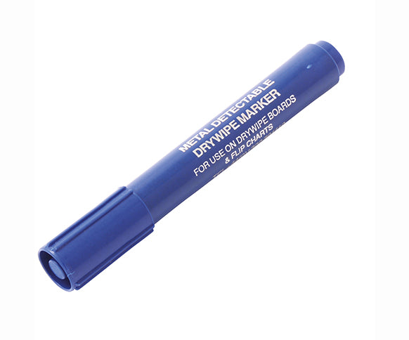 Dry Erase Metal Detectable Marker Pen, Black Ink